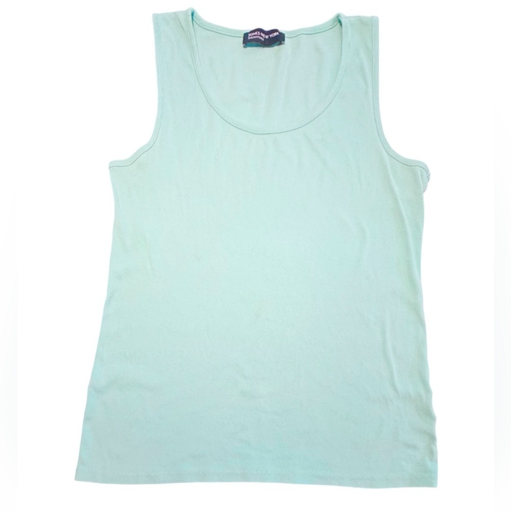 Jones New York Light Mint Green Tank Top